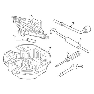 Hyundai OE - Rear Body & Floor - Jack & Components (Limited / SE / SEL Sport)
