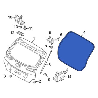 Hyundai OE - Rear Hatch Seal