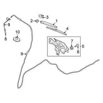 Hyundai OE - Lift Gate - Wiper & Washer Components