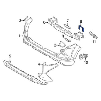 Hyundai OE - Rear Right Bumper Impact Bar Bracket