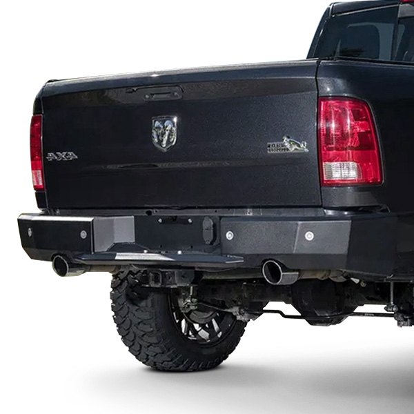 ICI® - Alumilite Full Width Rear HD Black Powder Coat Bumper