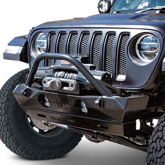 Icon Vehicle Dynamics® - Pro Series Stubby Front HD Winch Bumper with Pre-Runner Guard