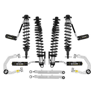 ICON® - 2"-3" x 1.5" Billet UCA Stage 5 Front and Rear Suspension Lift Kit