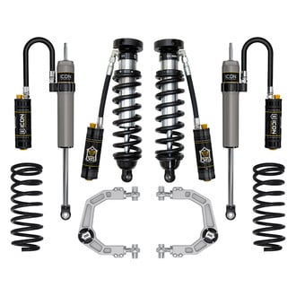ICON® - 0"-3" x 1" Billet UCA Stage 5 Front and Rear Suspension Lift Kit