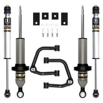 ICON® - 2"-3" Tubular UCA Stage 2 Front and Rear Suspension Lift Kit