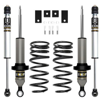 ICON® - 0"-2.13" x 3" Stage 1 Front and Rear Suspension Lift Kit