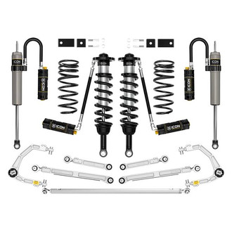 ICON® - 3"-4.5" x 3" Billet UCA Stage 10 Front and Rear Suspension Lift Kit