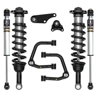 ICON® - 1.25"-3" x 1.25"-3" Tubular UCA Stage 2 Front and Rear Suspension Lift Kit