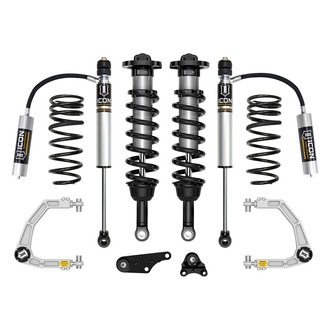 ICON® - 1.25"-3" x 0.5" Billet UCA Stage 3 Front and Rear Suspension Lift Kit