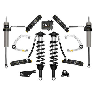 ICON® - 1.25"-3" x 1.25"-3" Billet UCA Stage 6 Front and Rear Suspension Lift Kit