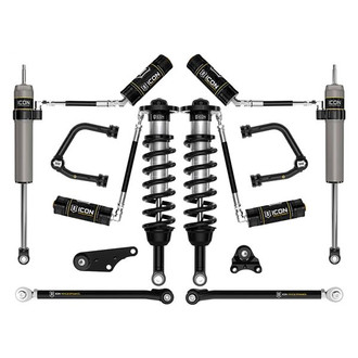 ICON® - 1.25"-3" x 1.25"-3" Tubular UCA Stage 7 Front and Rear Suspension Lift Kit