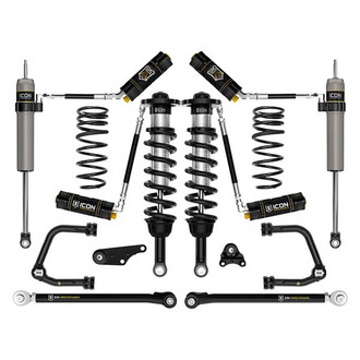ICON® - 1.25"-3" x 1.25"-3" Tubular UCA Stage 8 With Triple Rate Spring Front and Rear Suspension Lift Kit