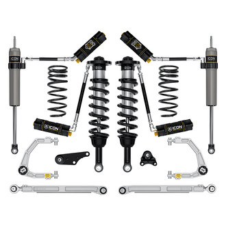 ICON® - 1.25"-3" x 0.5" Billet UCA Stage 8 Front and Rear Suspension Lift Kit