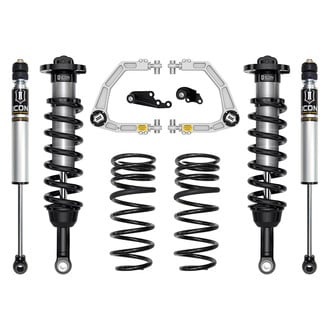 ICON® - 1.25"-3" x 2" Billet UCA Stage 2 Front and Rear Suspension Lift Kit