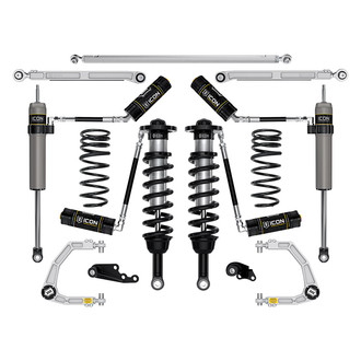 ICON® - 1.25"-3" x 2" Billet UCA Stage 7 Front and Rear Suspension Lift Kit