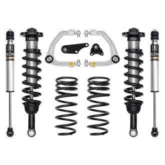 ICON® - 1.25"-3" x 2" Billet UCA Stage 2 Front and Rear Suspension Lift Kit