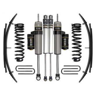 ICON® - 2.5" x 0.5" Stage 2 Front and Rear Suspension Lift Kit