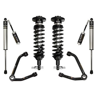 ICON® - 1"-3" x 0" Stage 2 Front and Rear Suspension Lift Kit