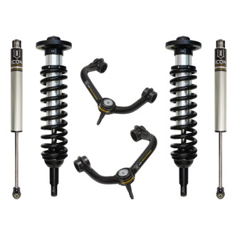 ICON® - 0"-2.63" Stage 2 Adjustable Front and Rear Suspension Lift Kit