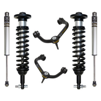 ICON® - 0"-2.63" Stage 2 Adjustable Front and Rear Suspension Lift Kit