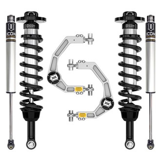ICON® K93131 - 2.75"-3.5" x 2.75"-3.5" Tubular UCA Stage 10 Front and Rear Suspension Lift Kit