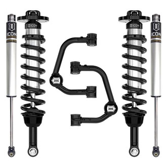 ICON® - 2.5"-3.25" x 1" Tubular UCA Stage 1 Front and Rear Suspension Lift Kit
