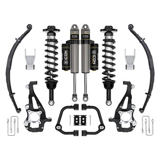 ICON® - 3.5"-4.5" x 3.5"-4.5" Tubular UCA Stage 2 Front and Rear Suspension Lift Kit
