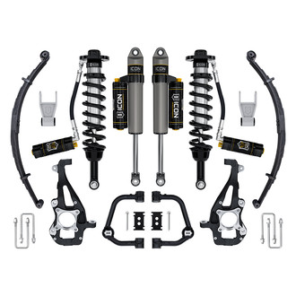 ICON® - 3.5"-4.5" x 1.5"-3.5" Tubular UCA Stage 4 Front and Rear Suspension Lift Kit