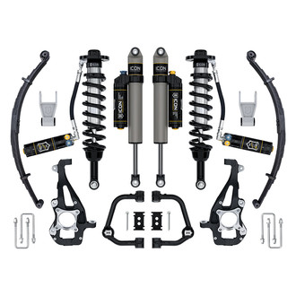 ICON® - 3.5"-4.5" x 1.5"-3.5" Tubular UCA Stage 4 Front and Rear Suspension Lift Kit