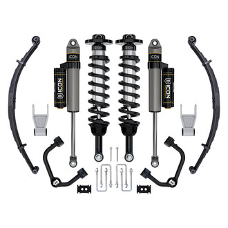ICON® - 2.5"-3" x 0.5"-2.5" Tubular UCA Stage 2 Front and Rear Suspension Lift Kit