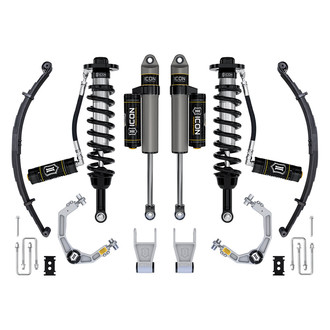 ICON® - 2.5"-3" x 0.5"-2.5" Billet UCA Stage 3 Front and Rear Suspension Lift Kit