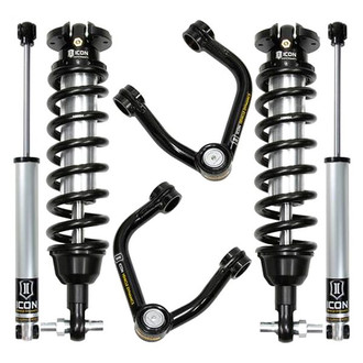 ICON® - 0"-3.5" x 1.5" Tubular UCA Stage 2 Front and Rear Suspension Lift Kit