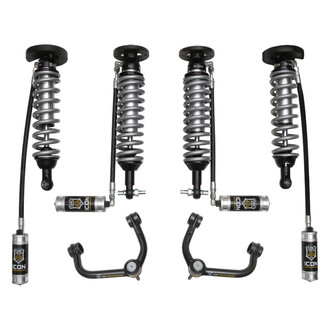 ICON® - 0.75"-2.25" x 0.75"-2.25" V.S. 2.5 Series Front and Rear Coilover Kit With Billet Control Arms