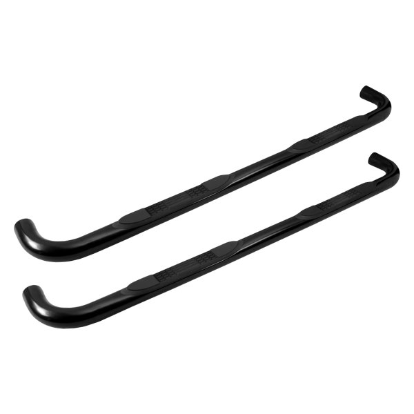 Iconic Accessories® - 3" Black Round Tube Step Bars