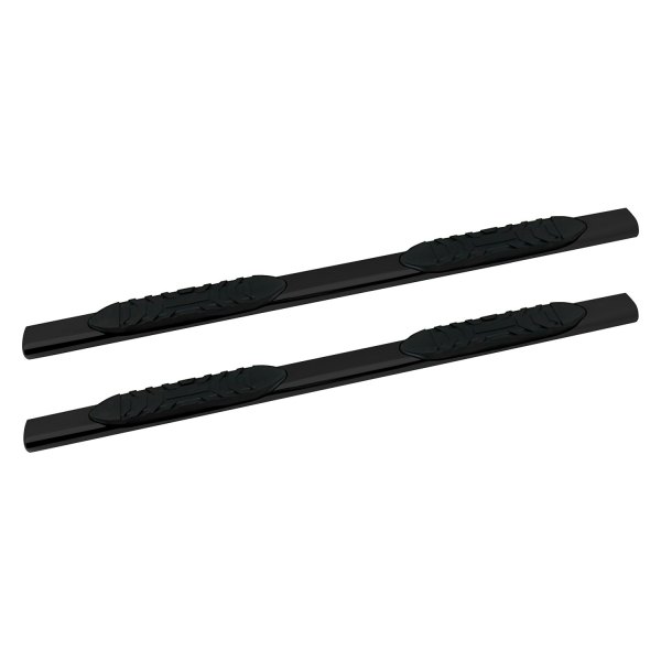 Iconic Accessories® - 5" Black Oval Straight Step Bars