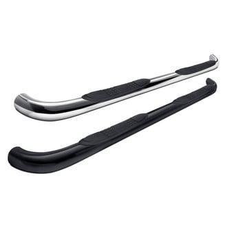 Iconic Accessories® - 3" Cab Length Round Tube Step Bars