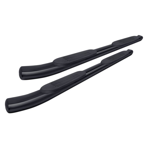 Iconic Accessories® - 4" Black Oval Tube Step Bars