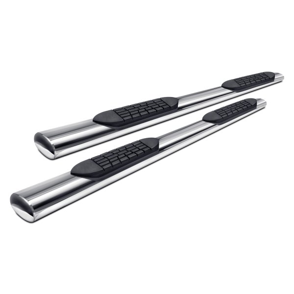 Iconic Accessories® - 4" Polished Oval Straight Tube Step Bars