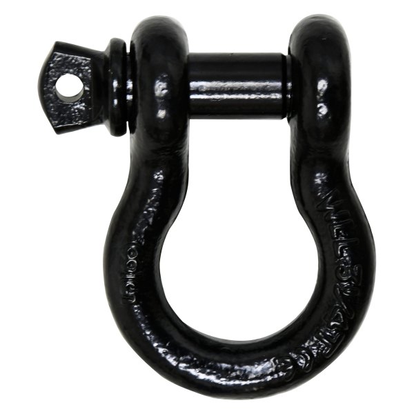 Iconic Accessories® - 5/8" Black Recovery Shackle with 3.25 ton rating