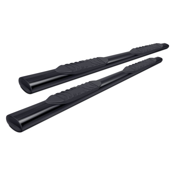 Iconic Accessories® - 5" Black Oval Straight Step Bars