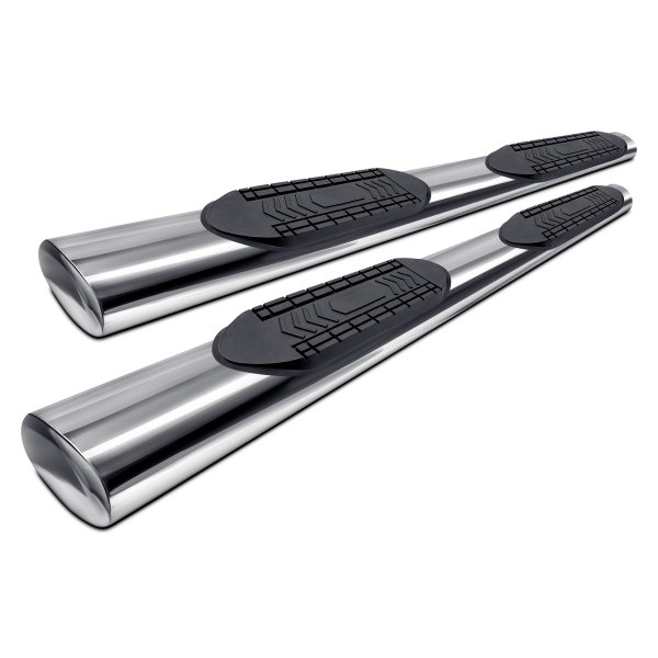 Iconic Accessories® - 6" Polished Oval Straight Step Bars