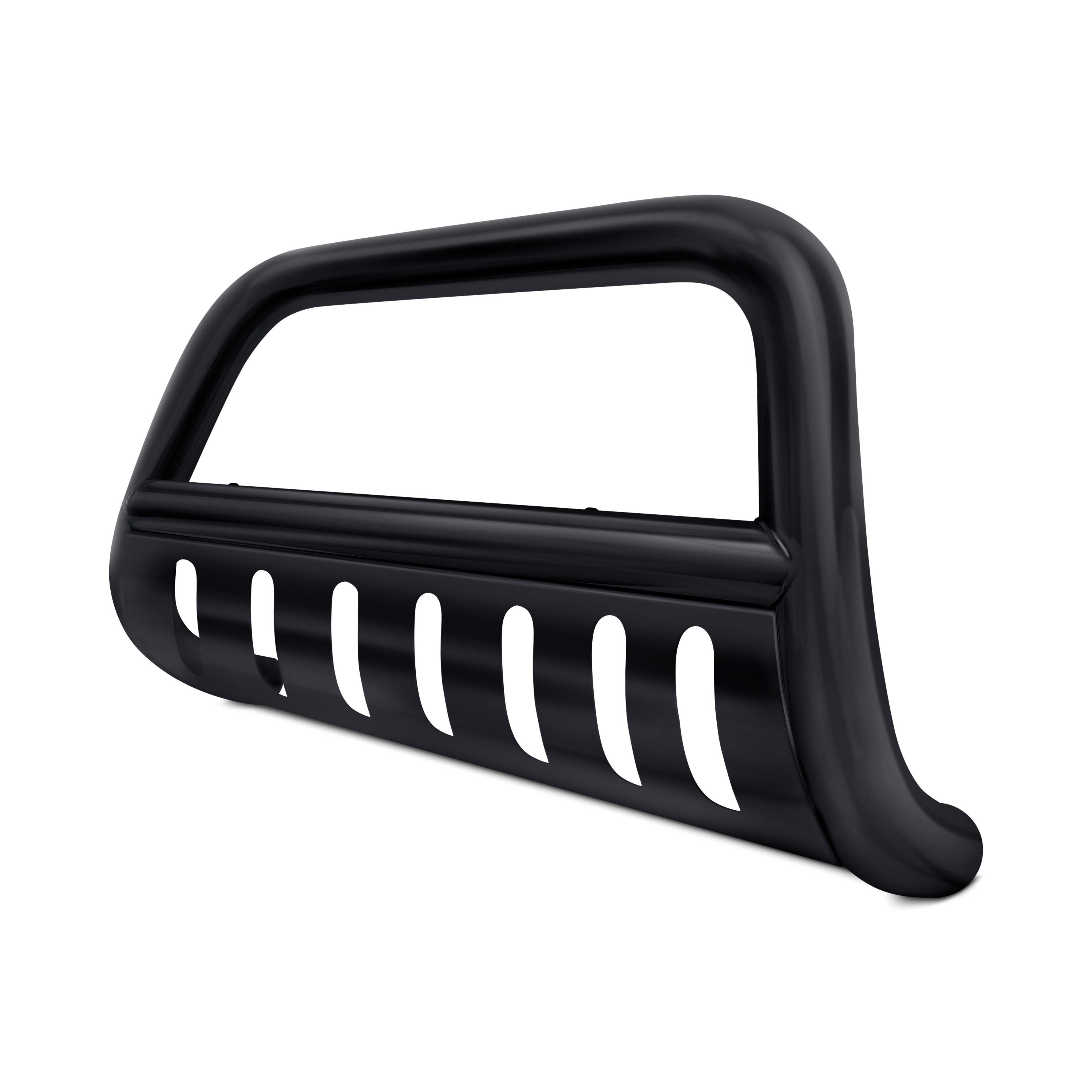 Iconic Accessories® 1325232 Black Bull Bar with Black Skid Plate