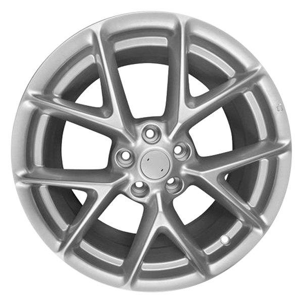iD Select® - 19 x 8 5 V-Spoke Silver Alloy Factory Wheel (New OEM Replica)