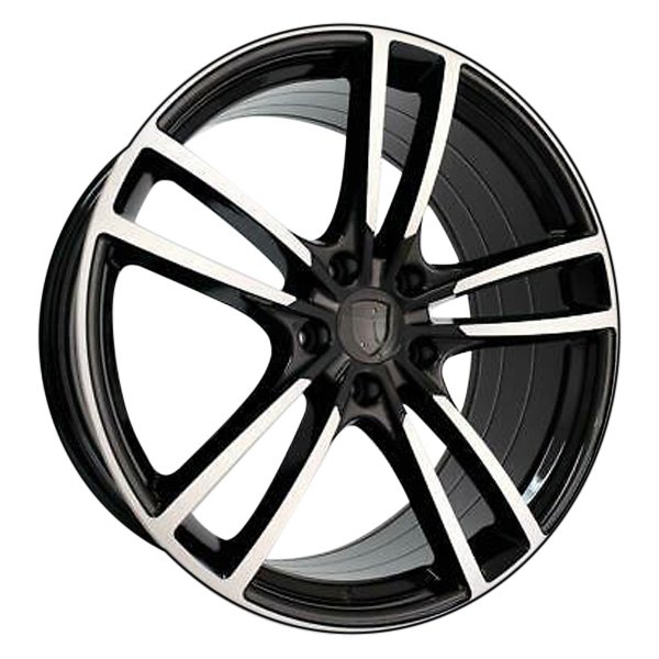 iD Select® - 22 x 10 Gloss Black with Machine Face Alloy Factory Wheel Set (Replica)