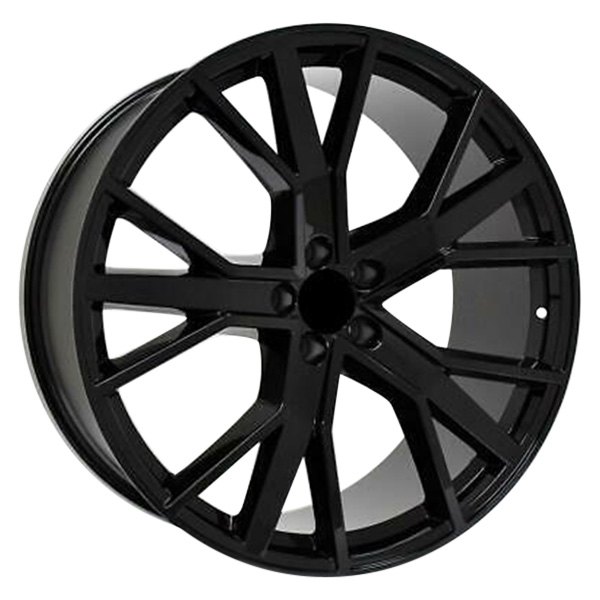 iD Select® - 22 x 9.5 5 W-Spoke Gloss Black Alloy Factory Wheel Set (Replica)