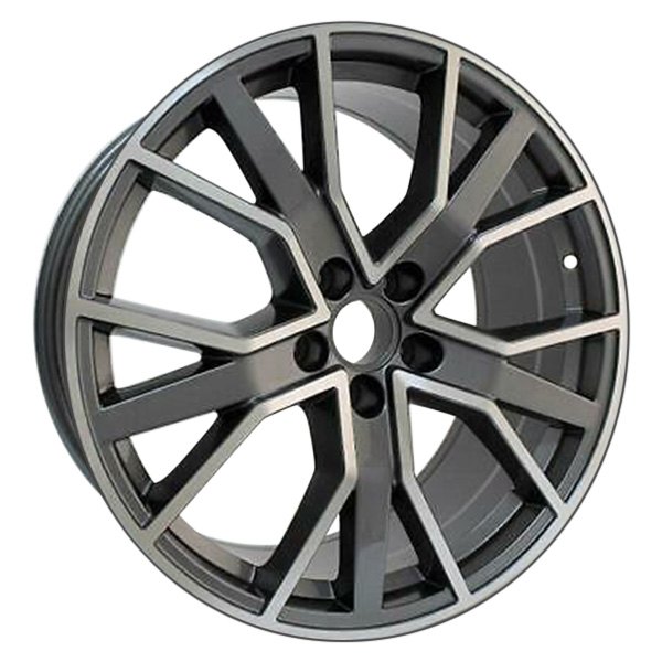 iD Select® - 22 x 9.5 Titanium with Machine Face Alloy Factory Wheel Set (Replica)