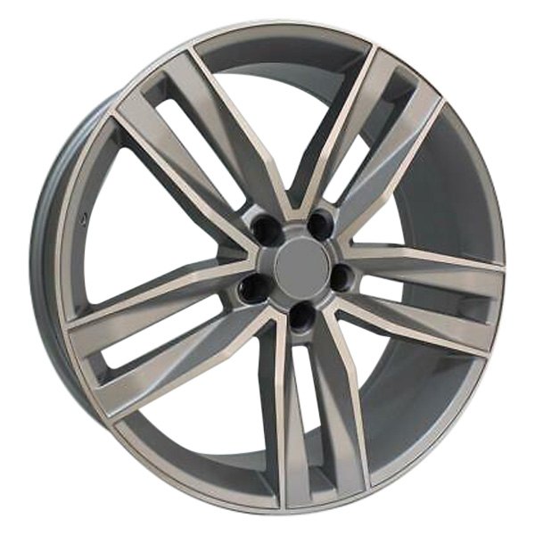 iD Select® - 22 x 8.5/10 Silver with Machine Face Alloy Factory Wheel Set (Replica)