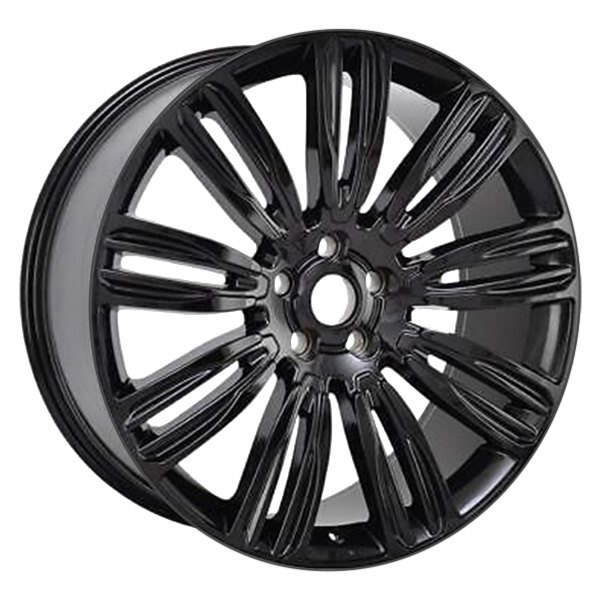 iD Select® - 22 x 9.5 9 Double I-Spoke Gloss Black Alloy Factory Wheel Set (Replica)