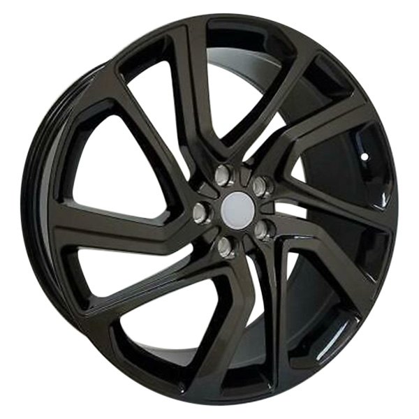 iD Select® - 22 x 9.5 10 Spiral-Spoke Gloss Black Alloy Factory Wheel Set (Replica)