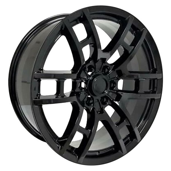 iD Select® - 22 x 9 6 Double I-Spoke Gloss Black Alloy Factory Wheel Set (Replica)